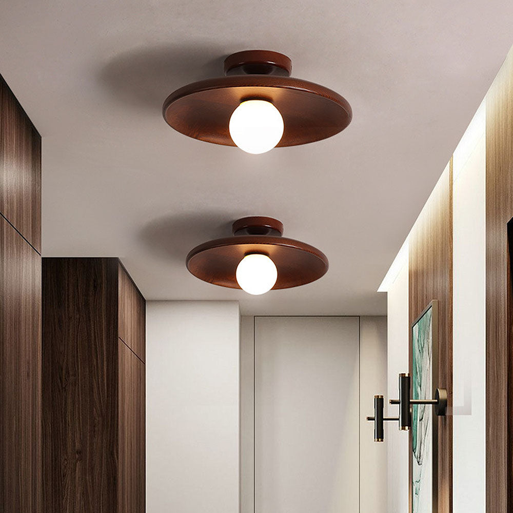 Nordic Houten Plafondlamp – Moderne Design Plafondverlichting