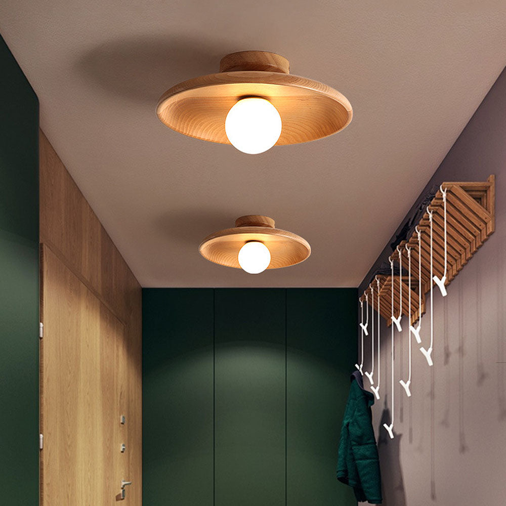 Nordic Houten Plafondlamp – Moderne Design Plafondverlichting