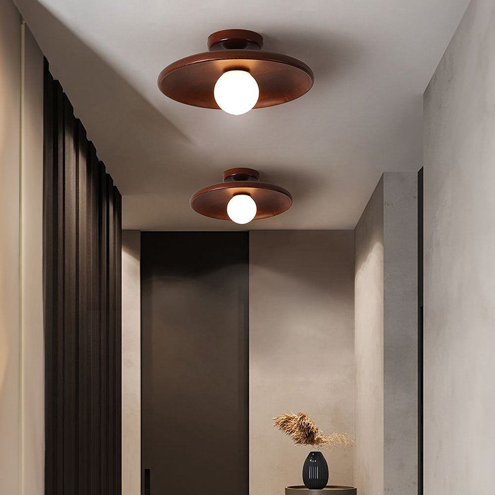 Nordic Houten Plafondlamp – Moderne Design Plafondverlichting