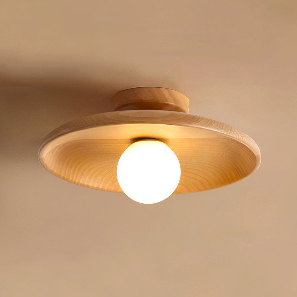 Nordic Houten Plafondlamp – Moderne Design Plafondverlichting