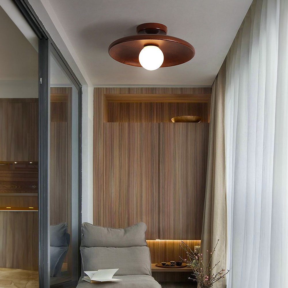 Nordic Houten Plafondlamp – Moderne Design Plafondverlichting