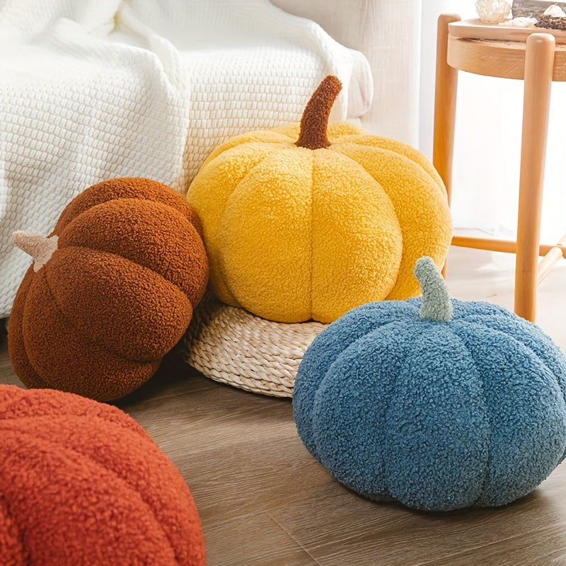 Herfst Decoratie – Teddy Pompoen Kussen