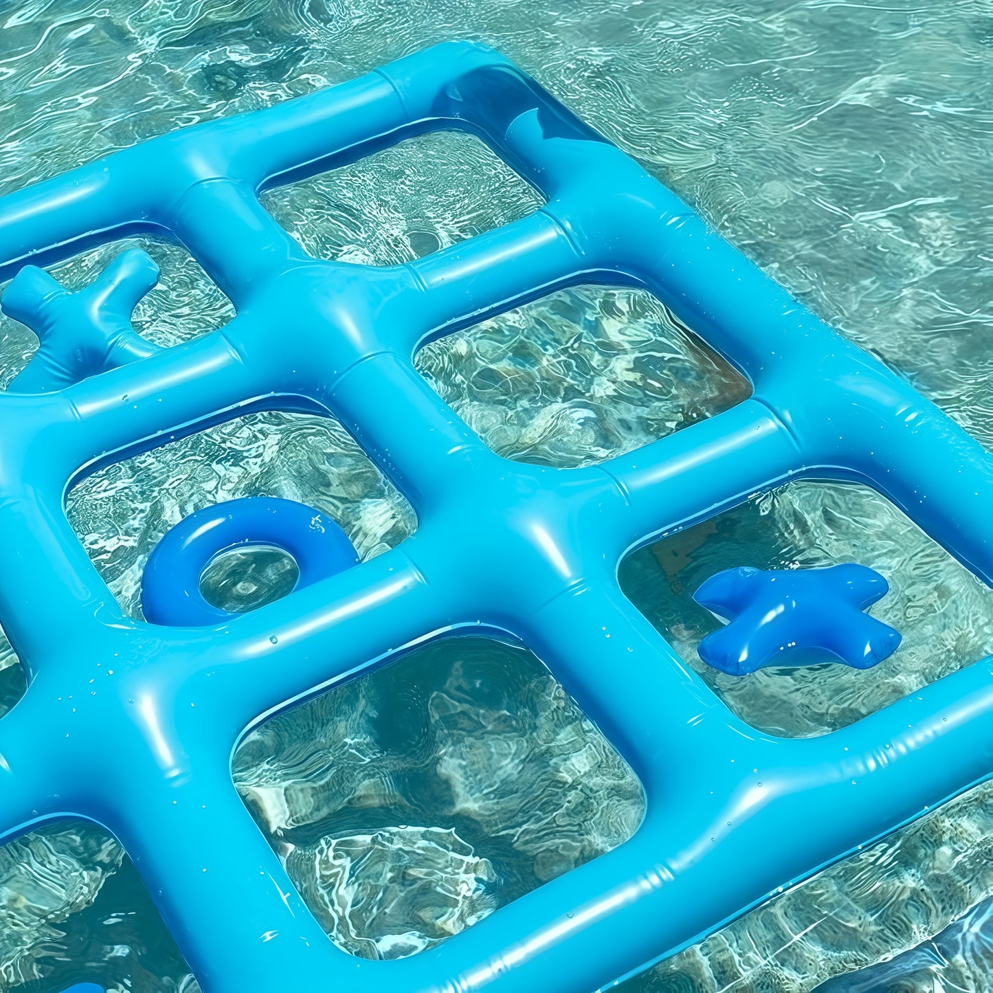 Opblaasbaar XXL Tic Tac Toe Spel Voor Zwembad