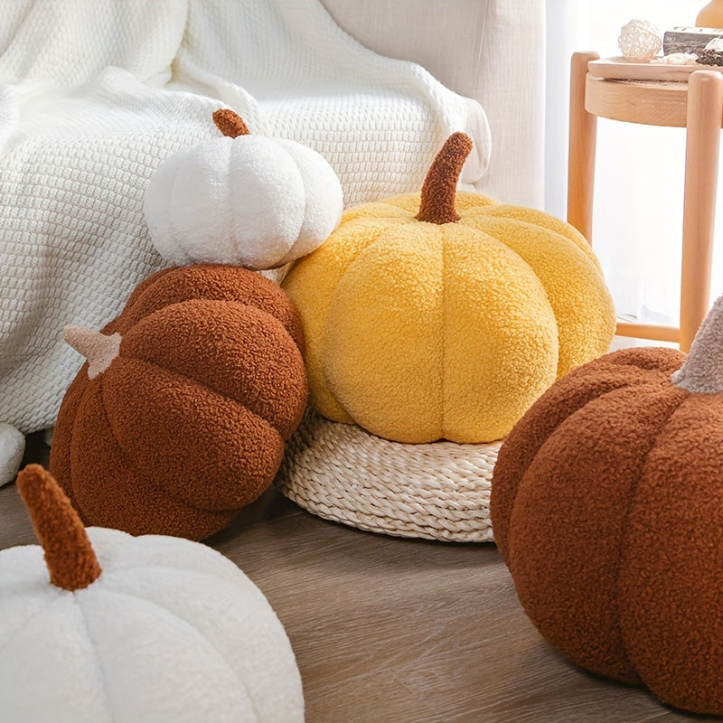 Herfst Decoratie – Teddy Pompoen Kussen