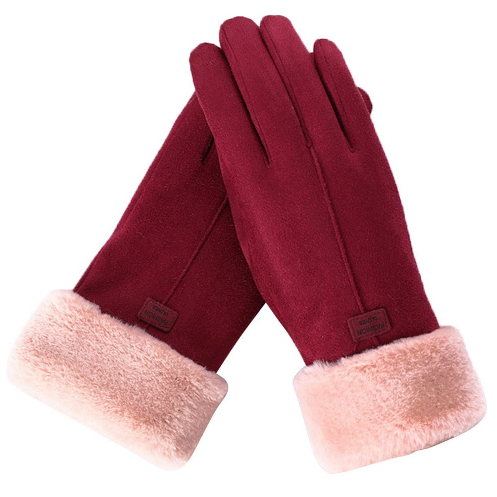 PASHION Warme Waterdichte Handschoenen – Touchscreen, Fleece Gevoerd voor Dames