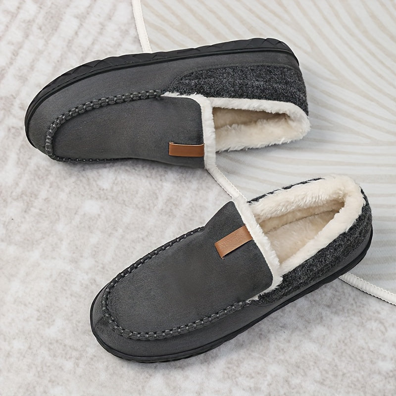 Loafers Pantoffels Heren – Schapenwollen Winter Sloffen