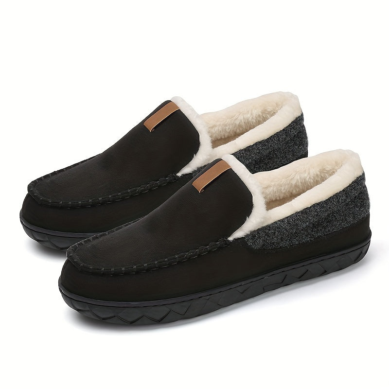 Loafers Pantoffels Heren – Schapenwollen Winter Sloffen