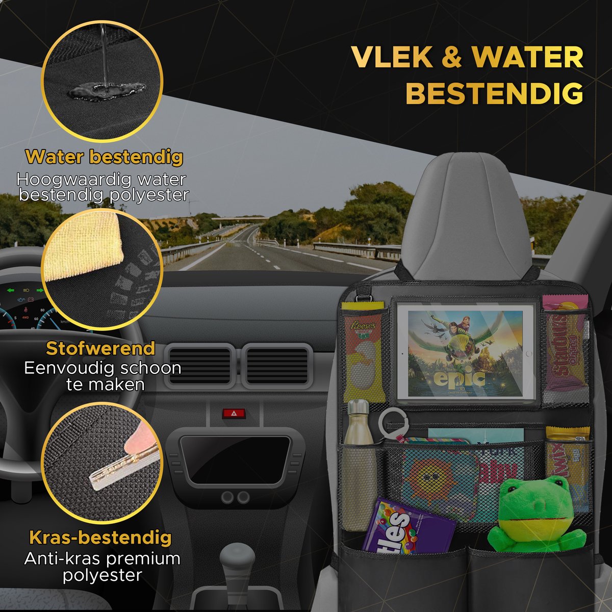 Autostoel Organizer Set Voor Vakantie