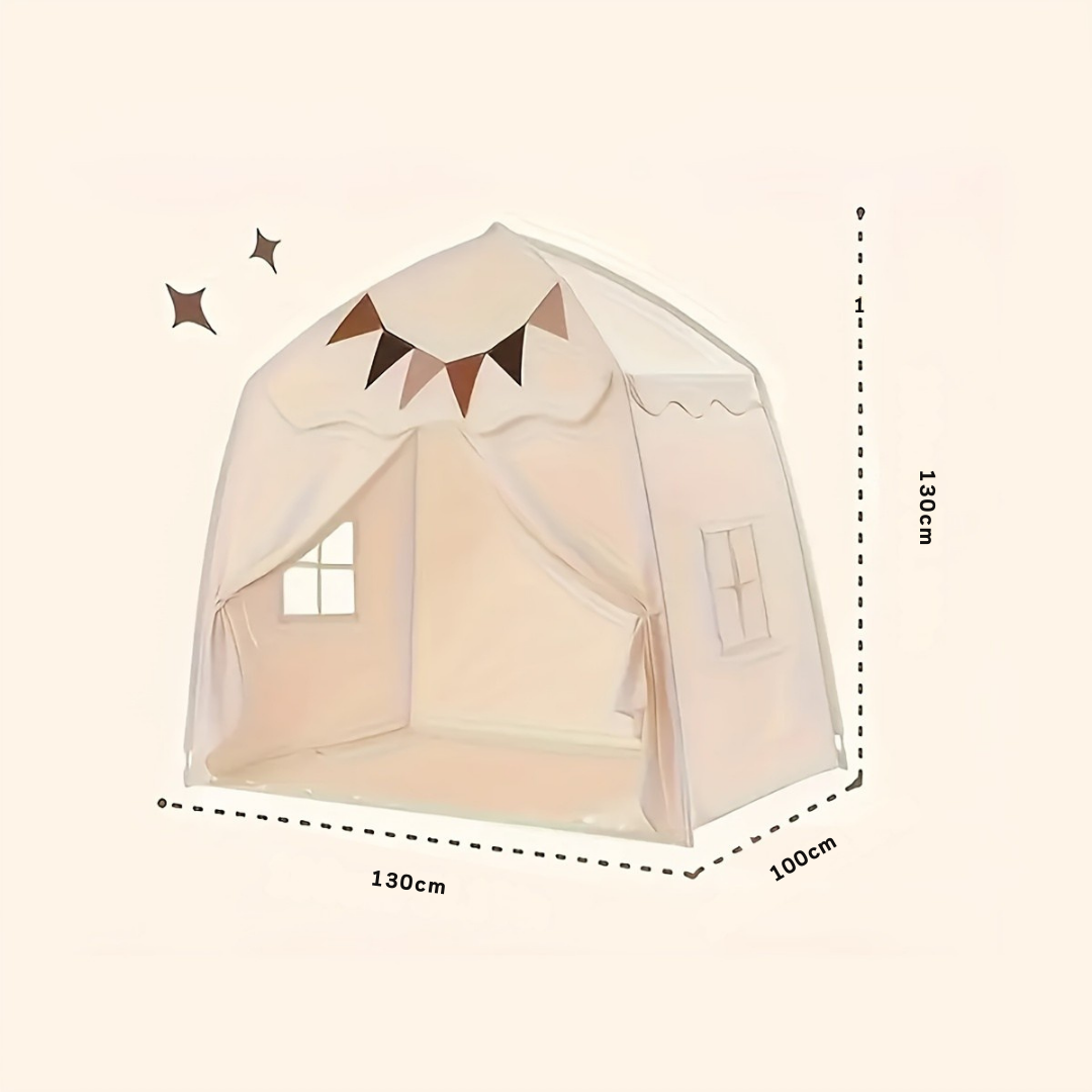 Schattig Kinder Speelhuis – Speeltent Opvouwbaar voor Binnen & Buiten