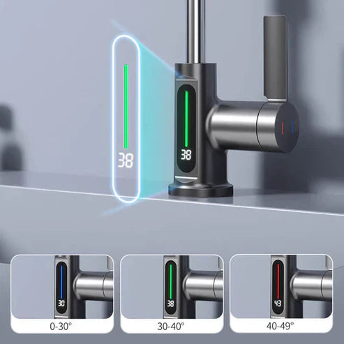 Slimme Keukenkraan met LED Display – Innovatief & Waterbesparend
