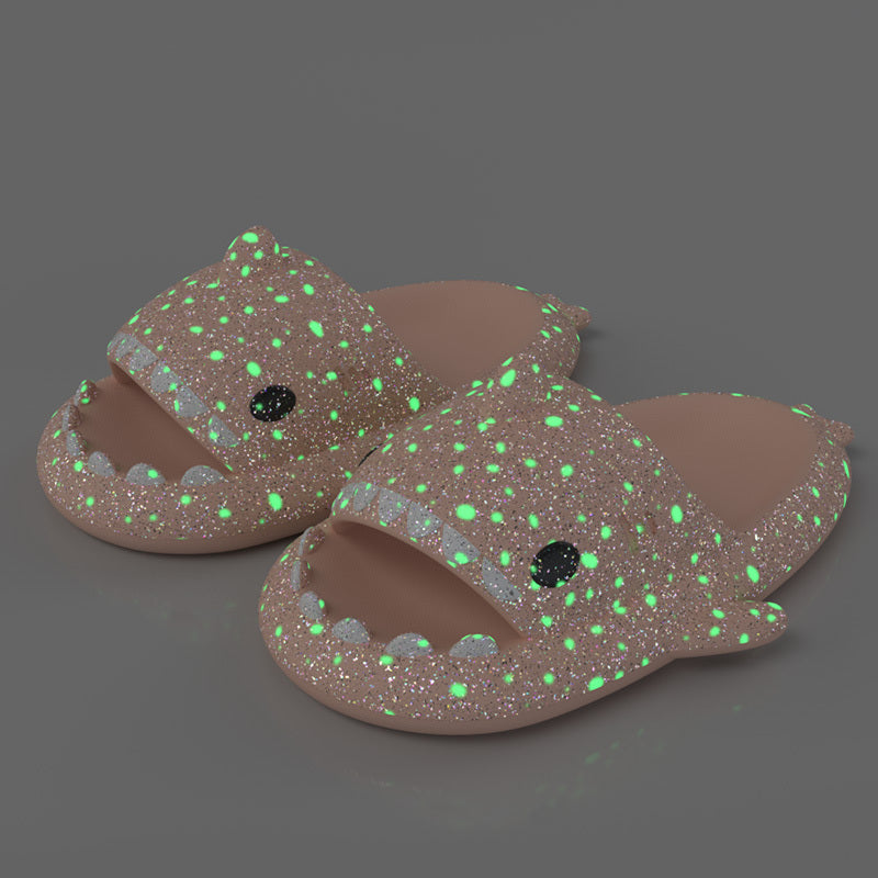 Glow in the Dark Haai Slippers – Comfortabele Antislip Sloffen