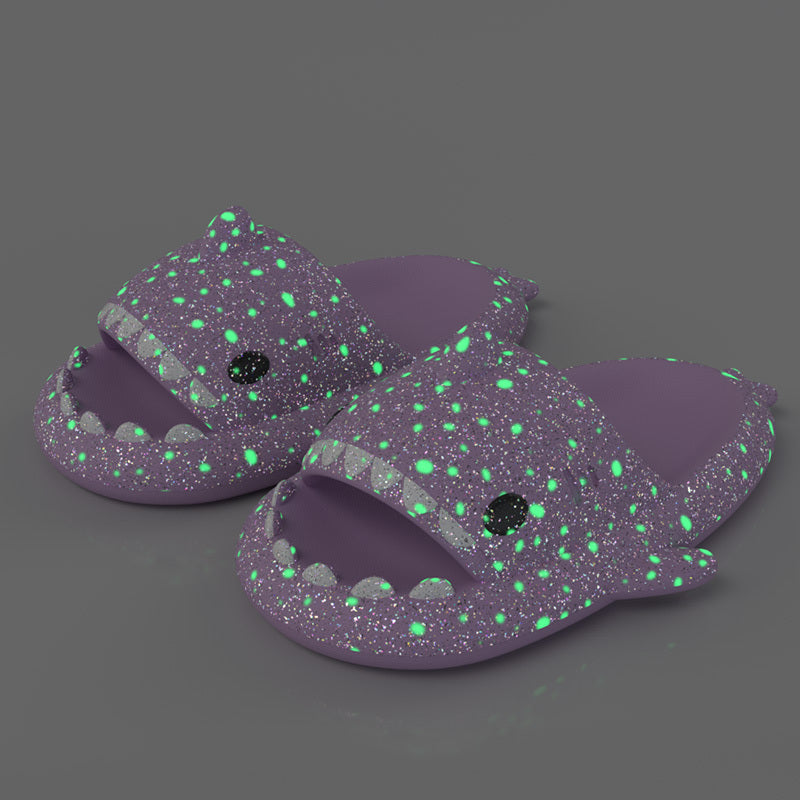 Glow in the Dark Haai Slippers – Comfortabele Antislip Sloffen