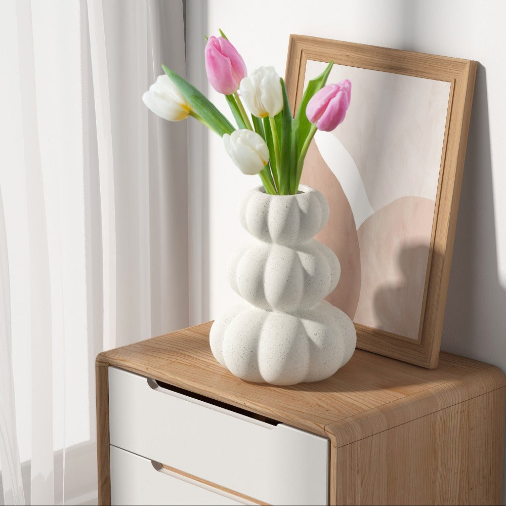 Keramiek Pompoen Vaas – Moderne Herfst Decoratie