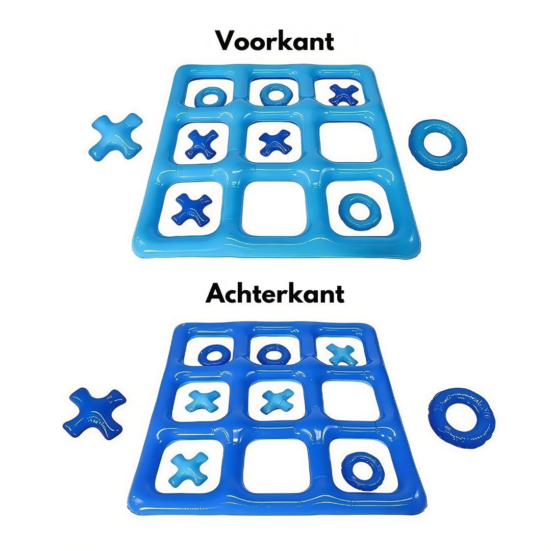 Opblaasbaar XXL Tic Tac Toe Spel Voor Zwembad