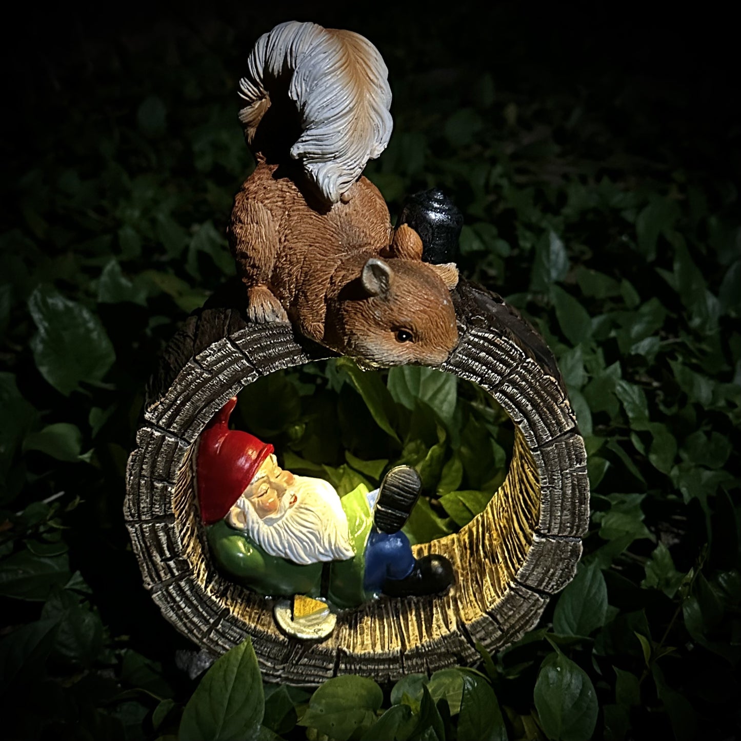 Solar Tuinbeeld Kabouter – LED Buitenlamp op Zonne-energie