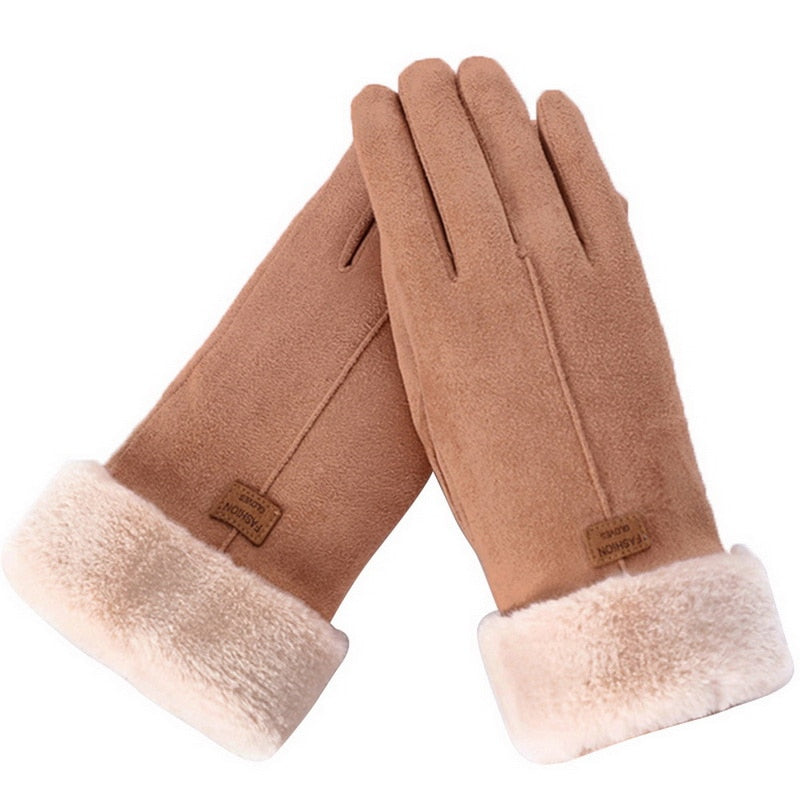 PASHION Warme Waterdichte Handschoenen – Touchscreen, Fleece Gevoerd voor Dames