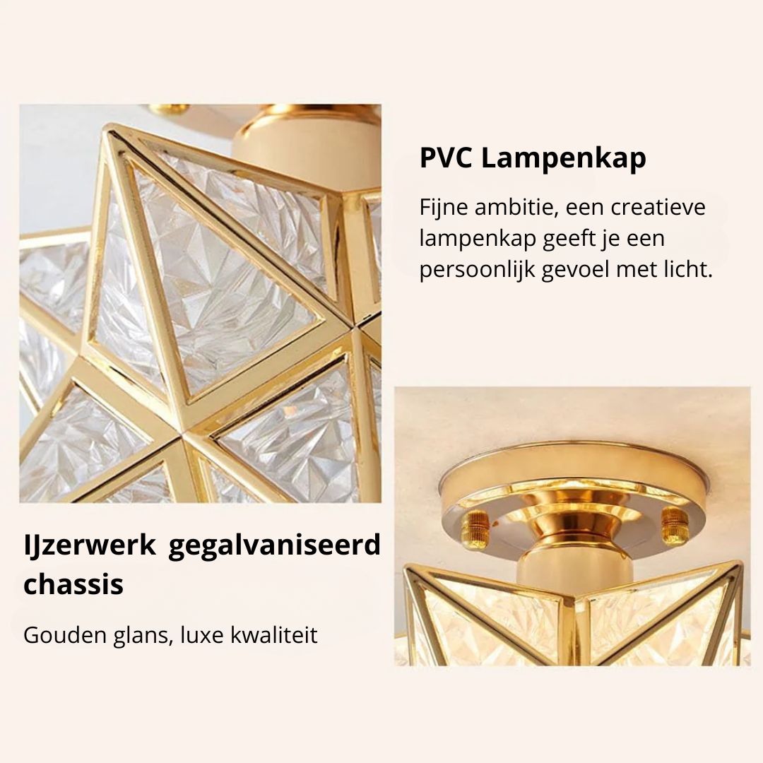 Stervorm Plafondlamp – Moravian Star Design