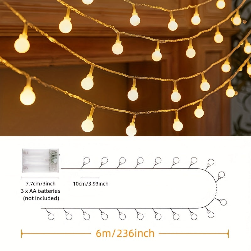 LED Tuin Verlichting – 40 Lichtbolletjes voor Feest, Bruiloft & Tuin