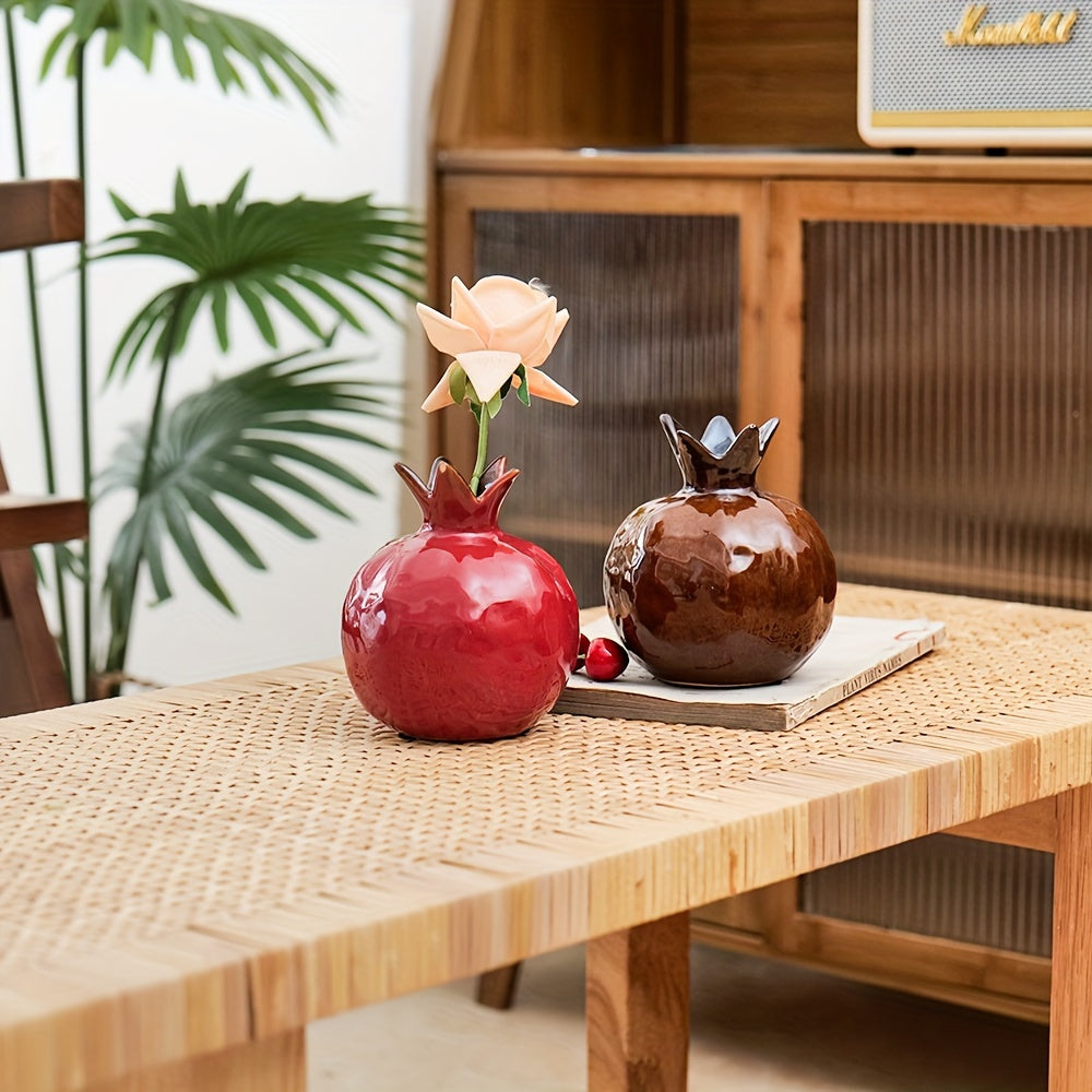 Keramische Granaatappel Vaas – Moderne Decoratie Interieur