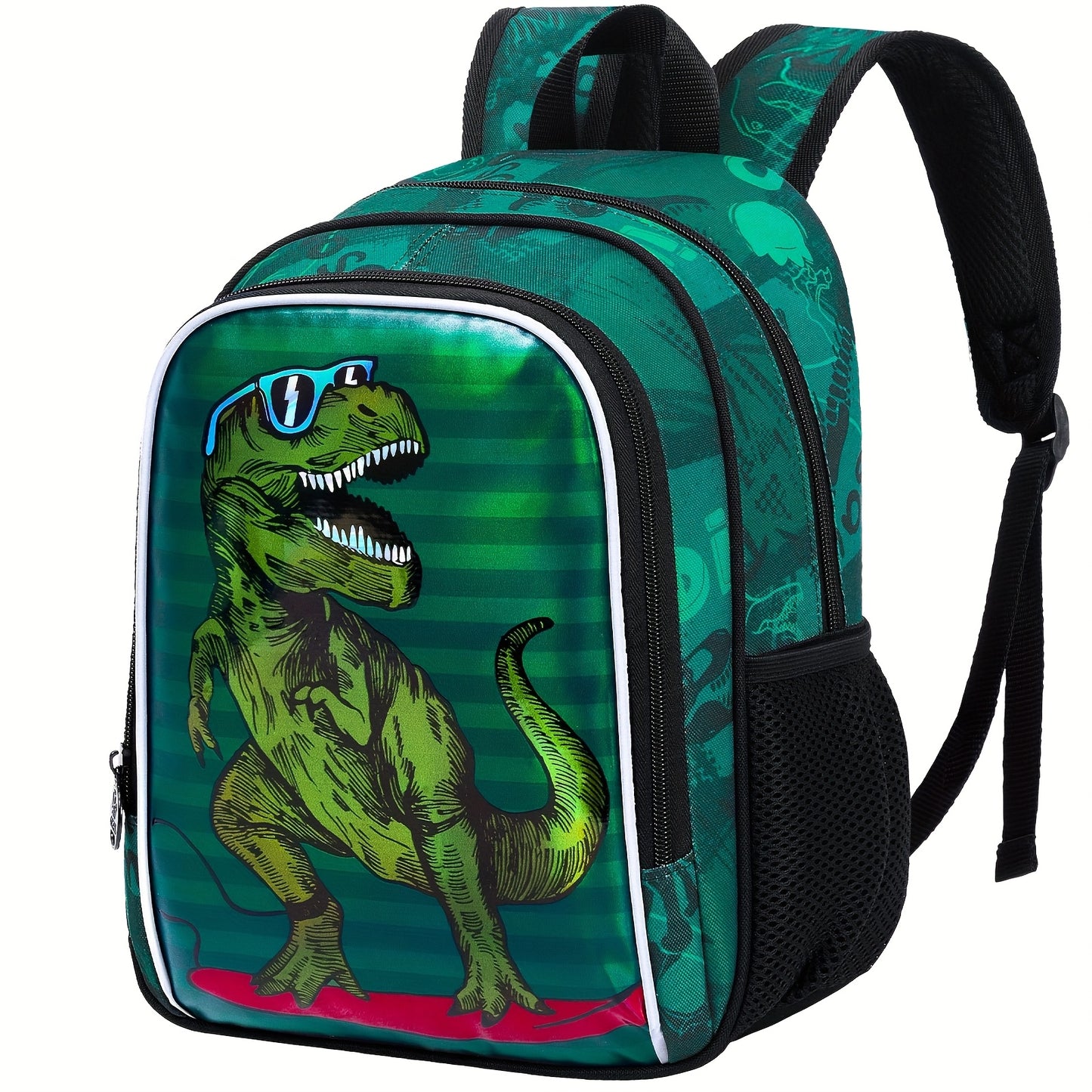 Dino Rugzak voor Jongens – T-Rex & Velociraptor Print