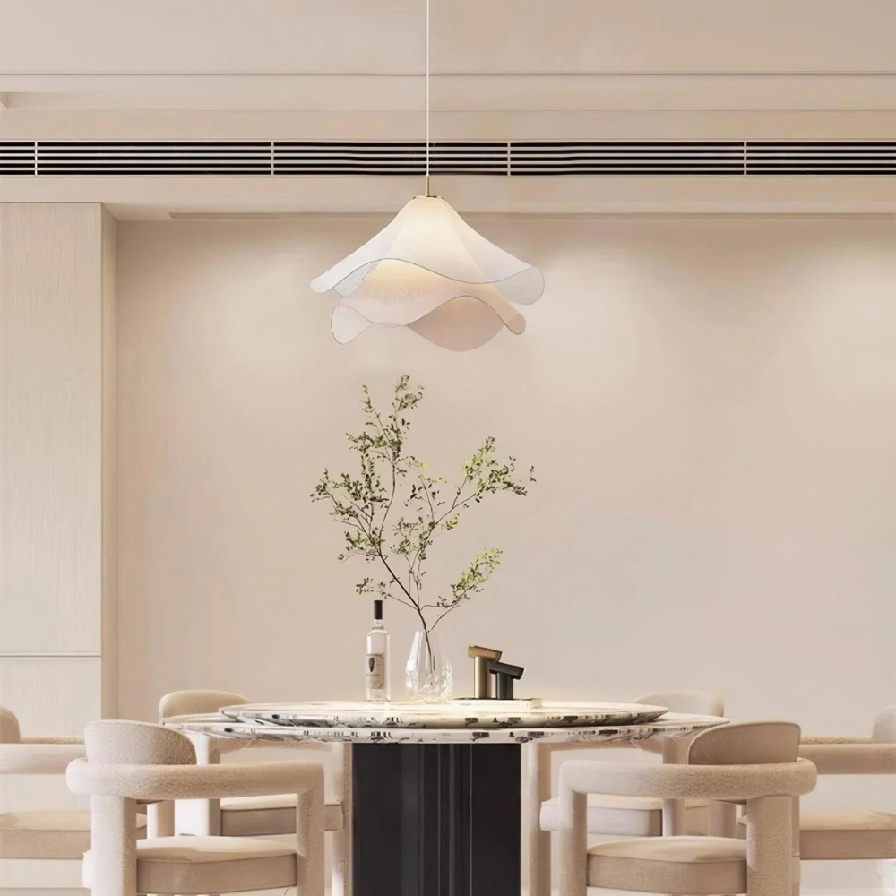 Boho Chic Plafondlamp – Warm LED Licht 3000K-6000K Japandi style