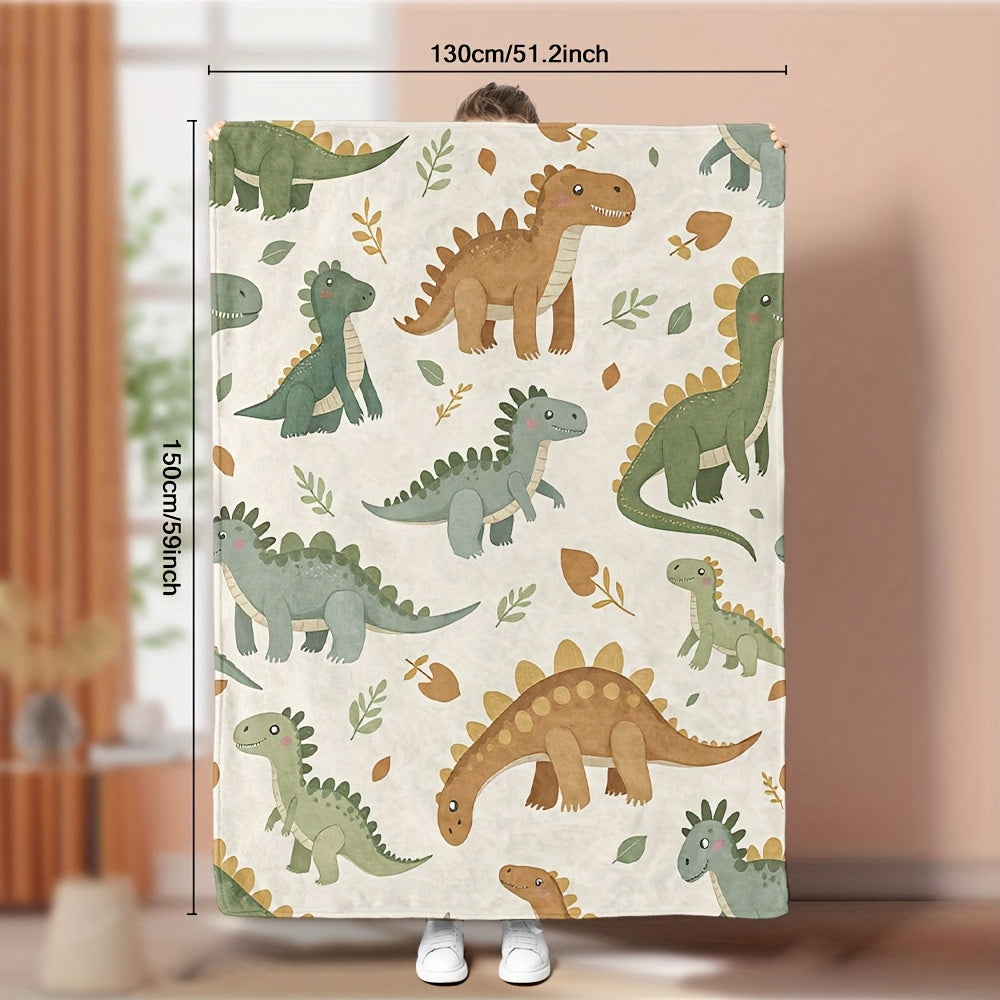 Cartoon Dino Deken – Zacht & Warm Design
