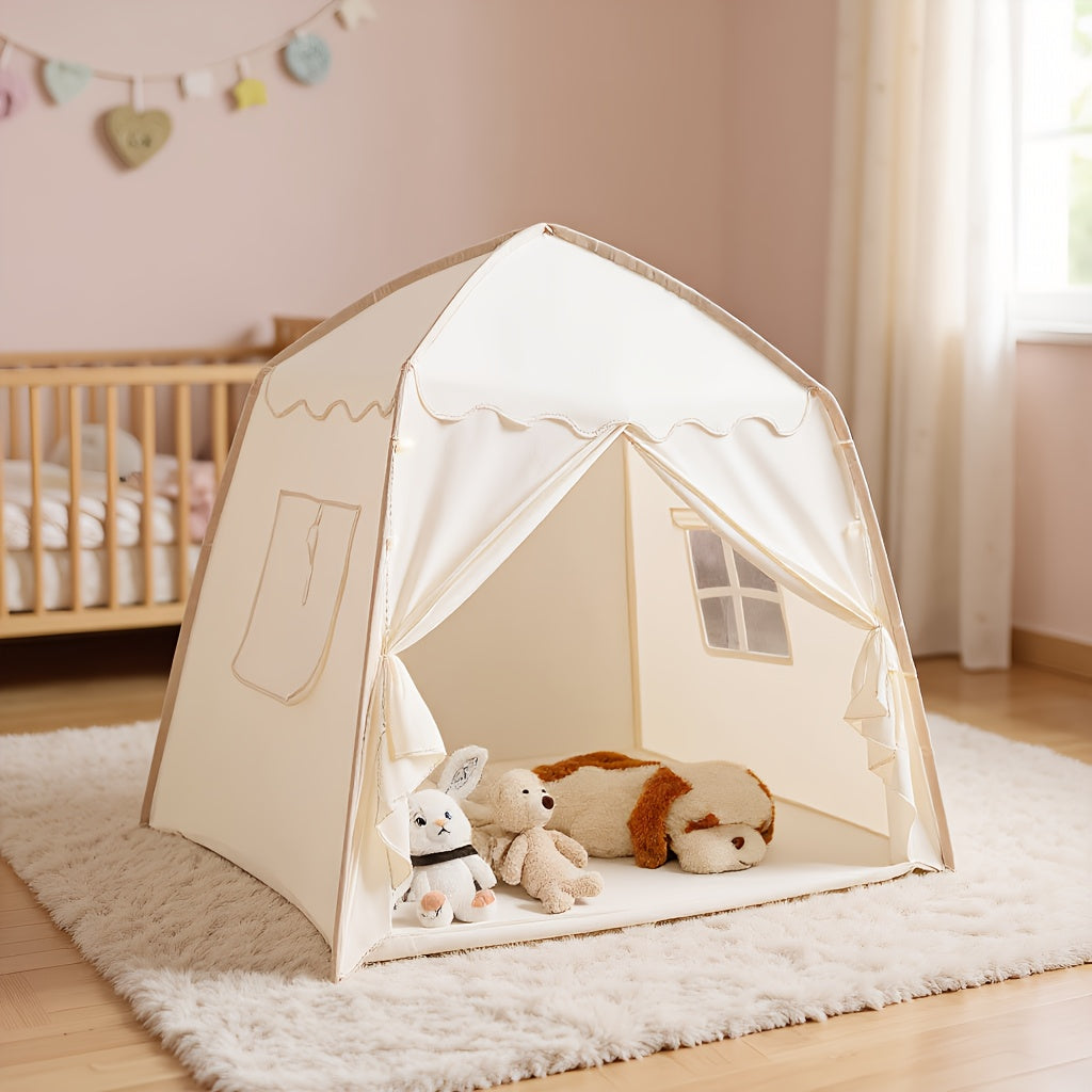 Schattig Kinder Speelhuis – Speeltent Opvouwbaar voor Binnen & Buiten