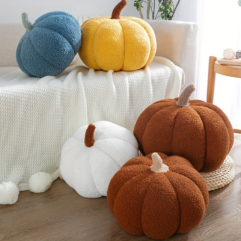 Herfst Decoratie – Teddy Pompoen Kussen