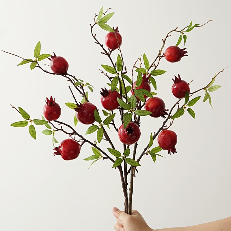 Granaatappel Kunstbloemen – Decoratieve Takken voor Vaas