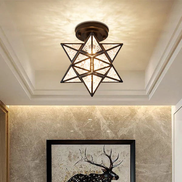 Stervorm Plafondlamp – Moravian Star Design