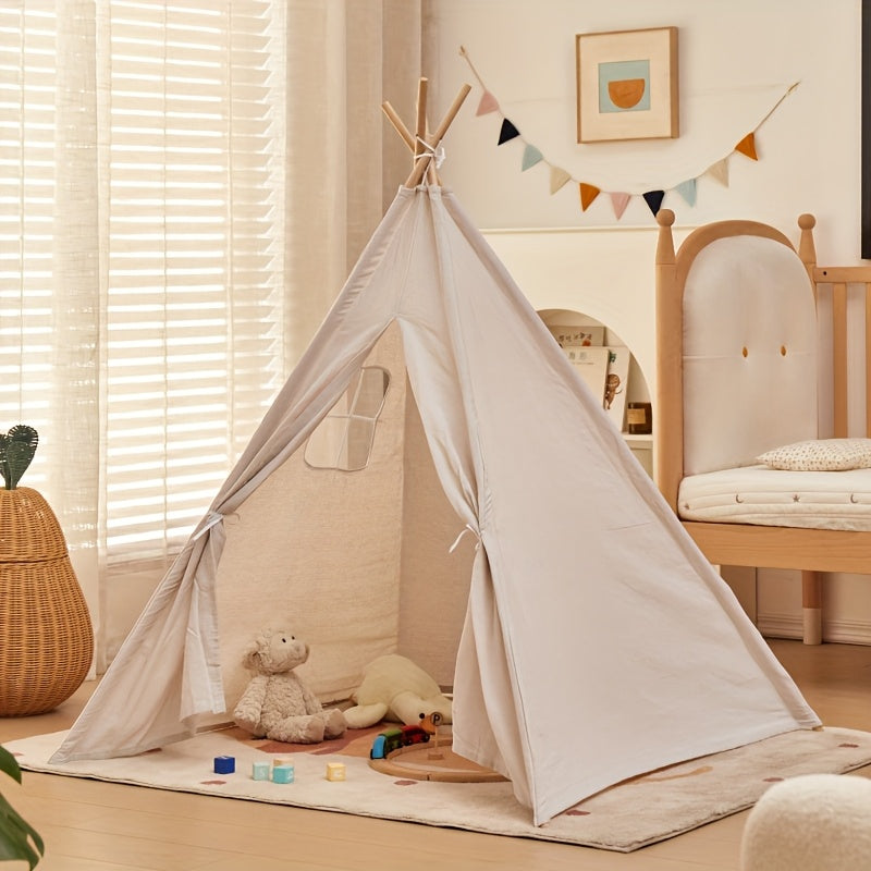Kinder Tipi Speeltent – Opvouwbare Speelhuis Voor Binnen & Buiten