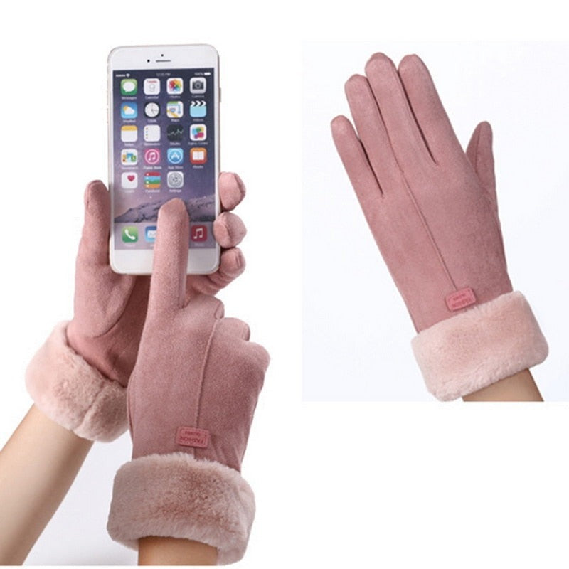 PASHION Warme Waterdichte Handschoenen – Touchscreen, Fleece Gevoerd voor Dames