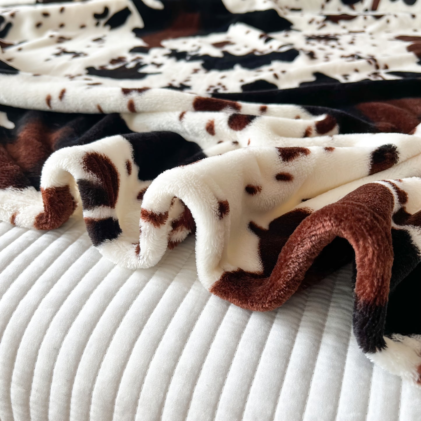 Koeienprint Deken – Zacht & Warm Fleece Plaid