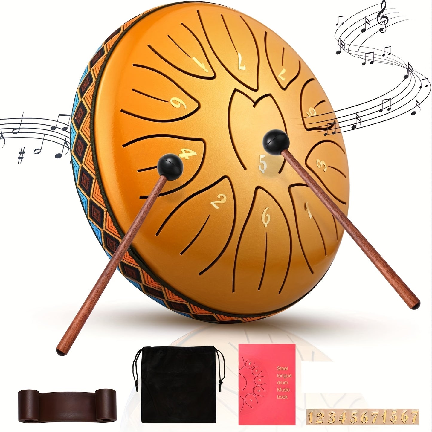 Tongue Drum – Compacte Tongtrommel voor Meditatie & Muziek