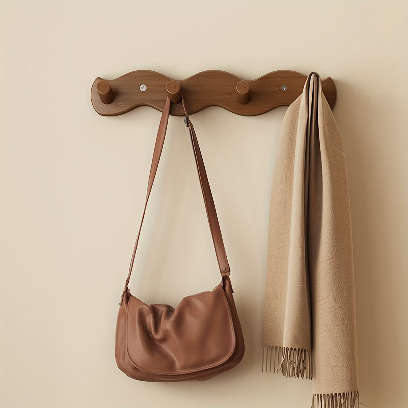 Minimalistische Bamboe Wandkapstok – Hét Detail voor jouw Interieur