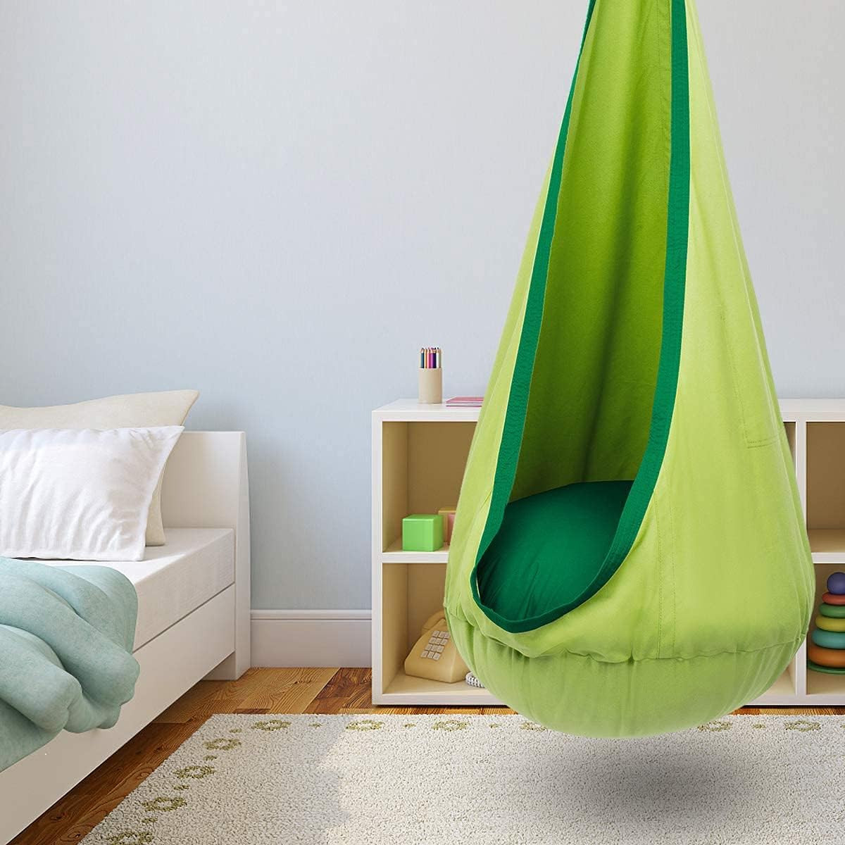 Hangstoel Kinderen – Binnen & Buiten Schommel met Kussen