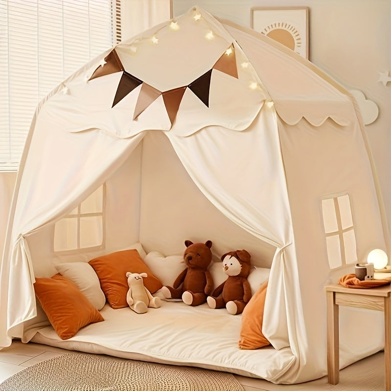 Schattig Kinder Speelhuis – Speeltent Opvouwbaar voor Binnen & Buiten