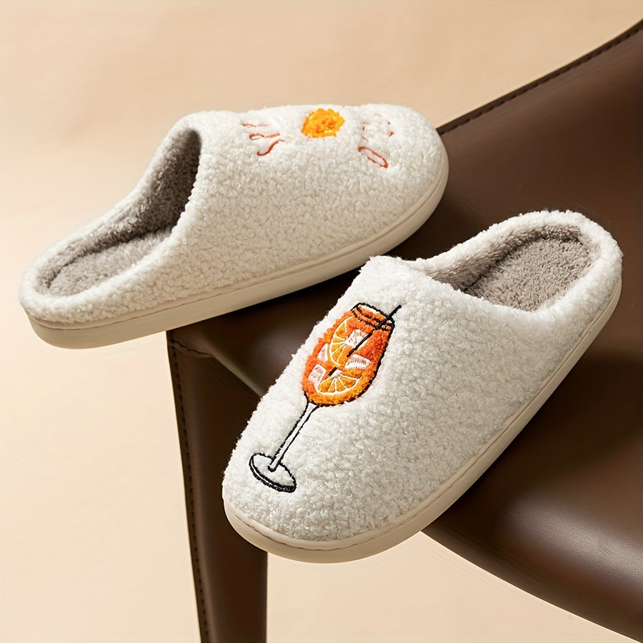 Aperol Spritz Slippers - Instap Winter Sloffen met Design