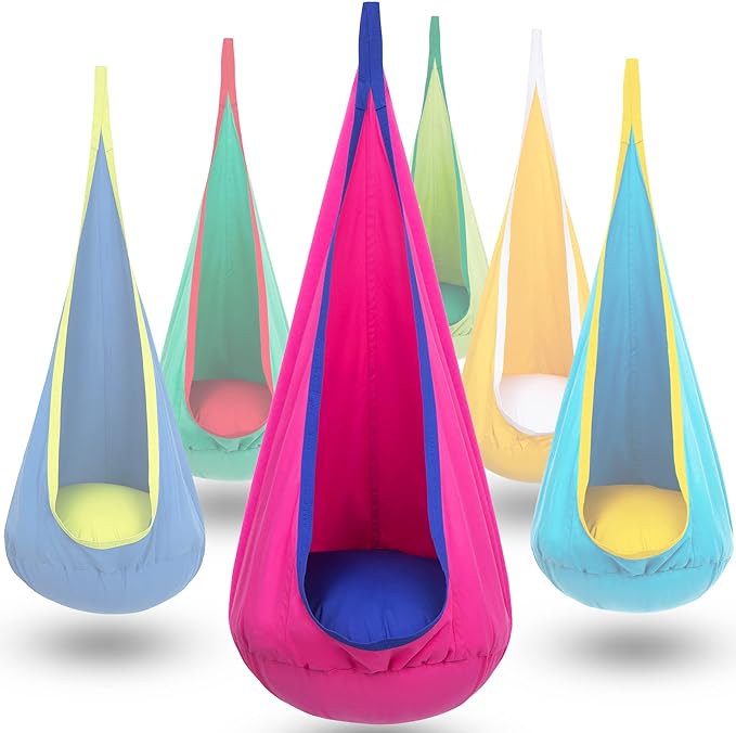Hangstoel Kinderen – Binnen & Buiten Schommel met Kussen