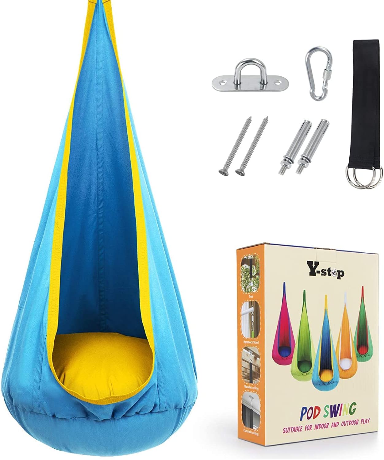 Hangstoel Kinderen – Binnen & Buiten Schommel met Kussen