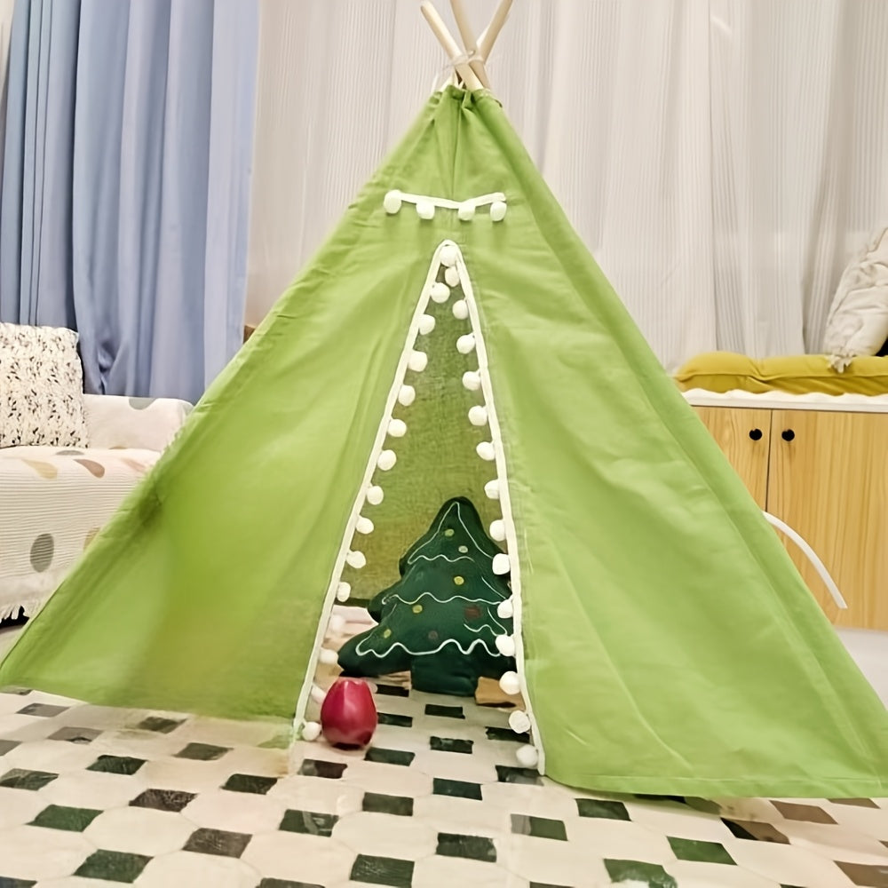 Kinder Tipi Speeltent – Opvouwbare Speelhuis Voor Binnen & Buiten