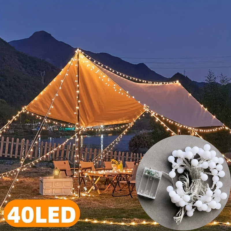 LED Tuin Verlichting – 40 Lichtbolletjes voor Feest, Bruiloft & Tuin
