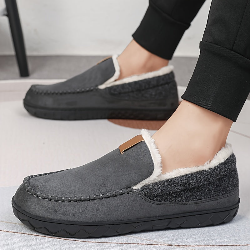 Loafers Pantoffels Heren – Schapenwollen Winter Sloffen