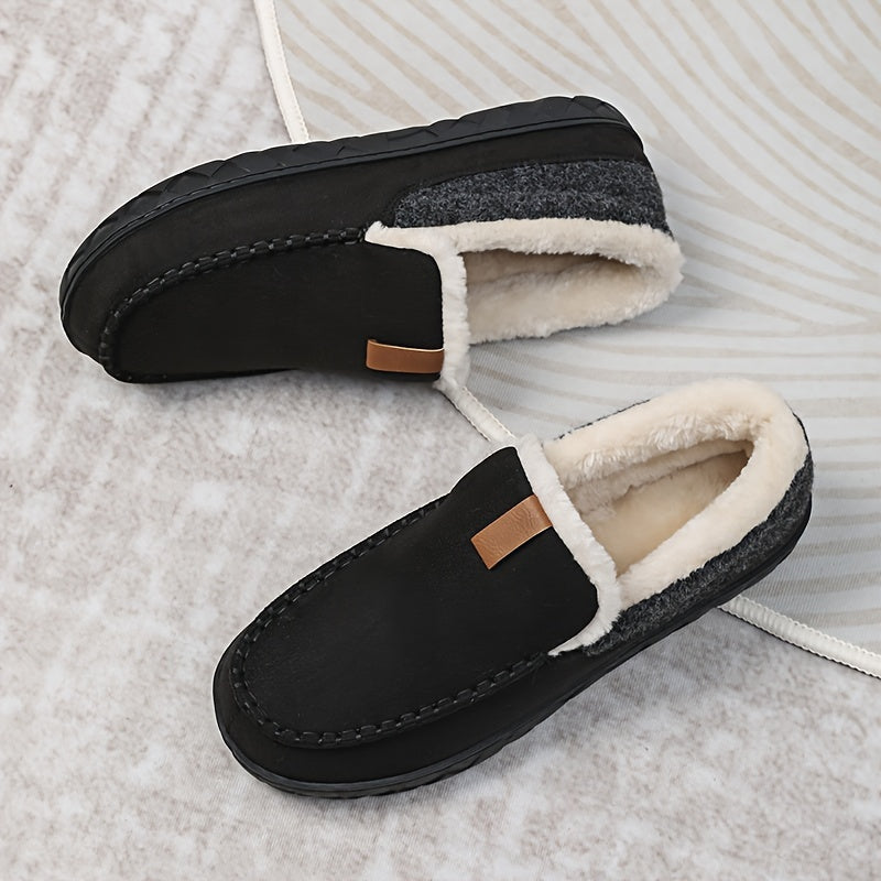 Loafers Pantoffels Heren – Schapenwollen Winter Sloffen