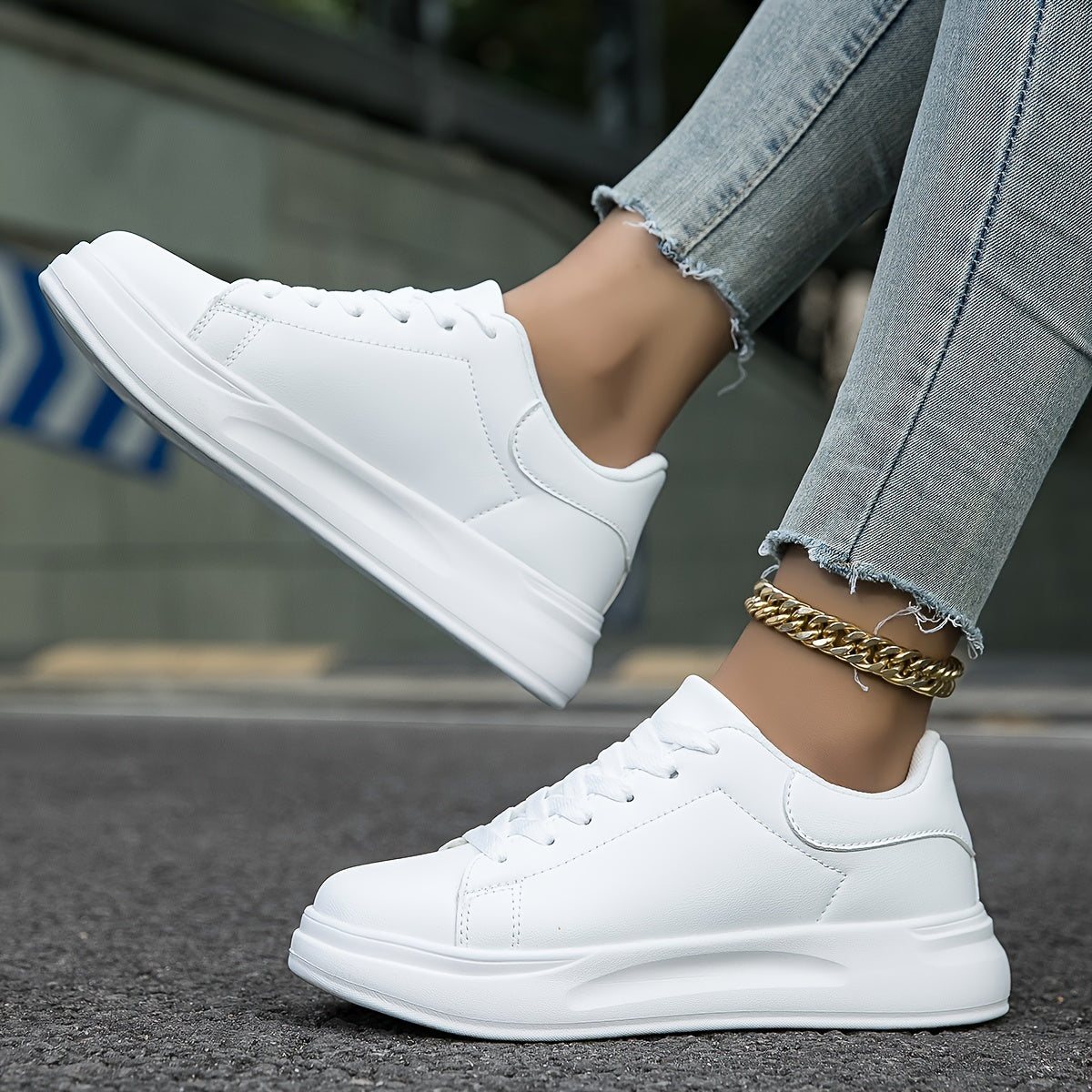 Dames Sneakers Wit 'Zania' – Orthopedisch & Comfortabel