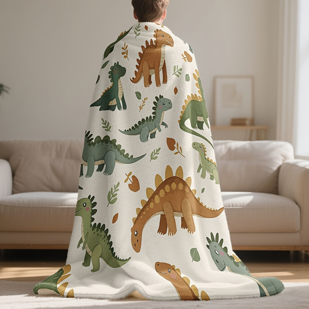 Cartoon Dino Deken – Zacht & Warm Design