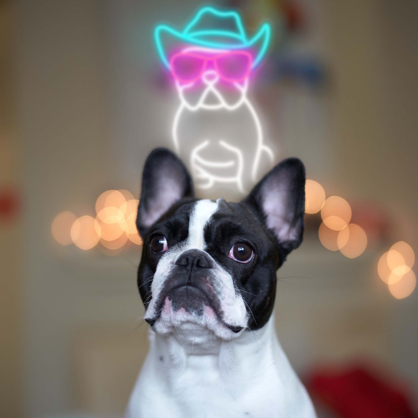 Franse Bulldog LED Neon Verlichting