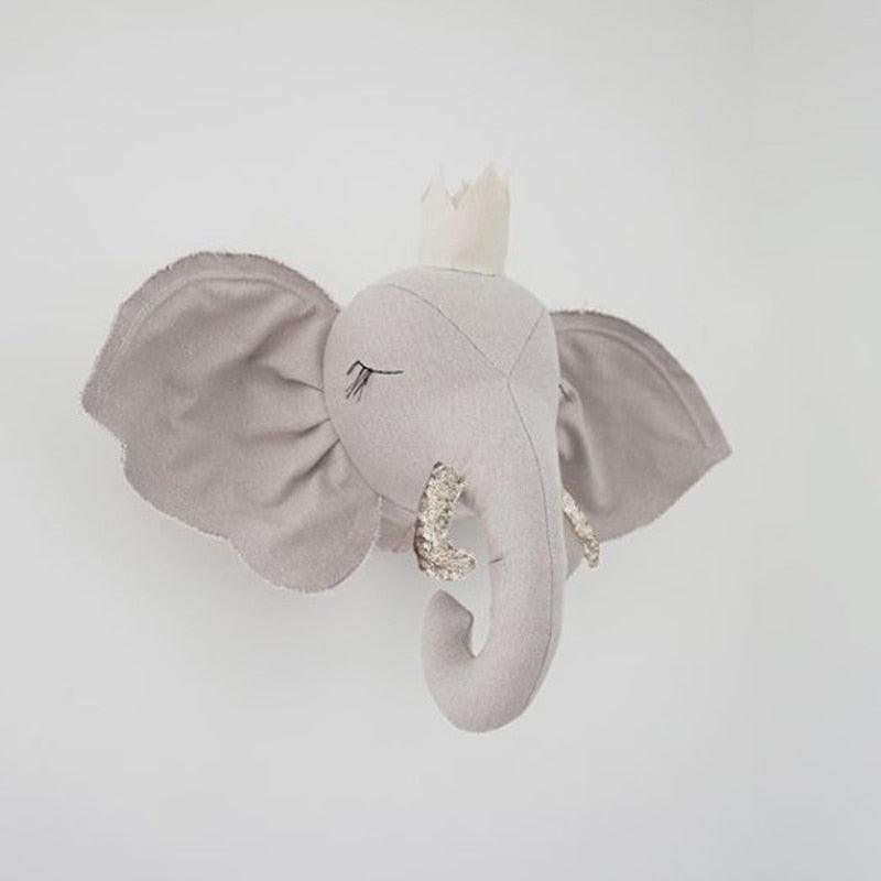 Muurdecoratie Dierenkop – Kinderkamer Dieren Wanddecoratie