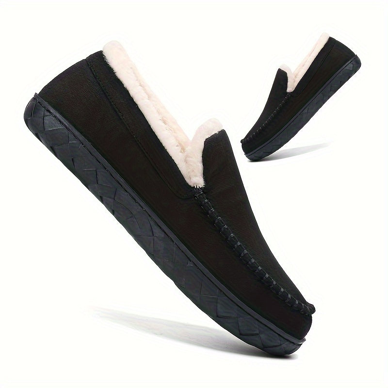 Warme Heren Pantoffels – Comfortabele en Antislip Loafers Sloffen