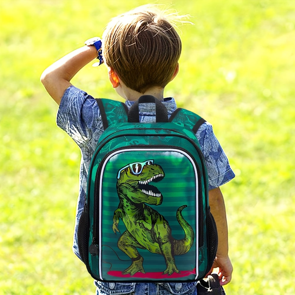 Dino Rugzak voor Jongens – T-Rex & Velociraptor Print